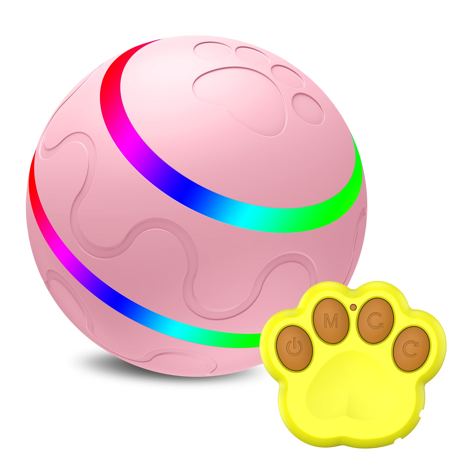 Pet New dogs and cats Wicked Ball Toy Intelligent Ball USB Cat Toys Self Rotating Ball Automatic Rotation Ball