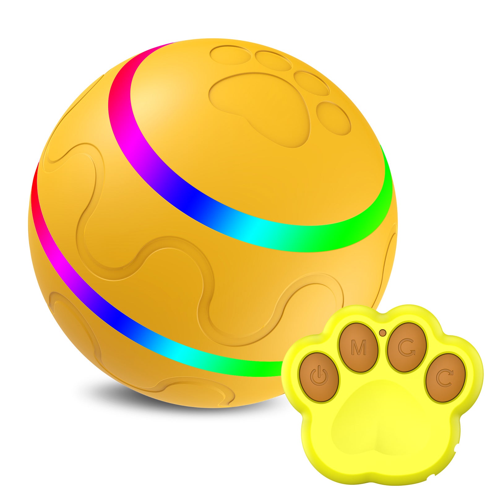 Pet New dogs and cats Wicked Ball Toy Intelligent Ball USB Cat Toys Self Rotating Ball Automatic Rotation Ball