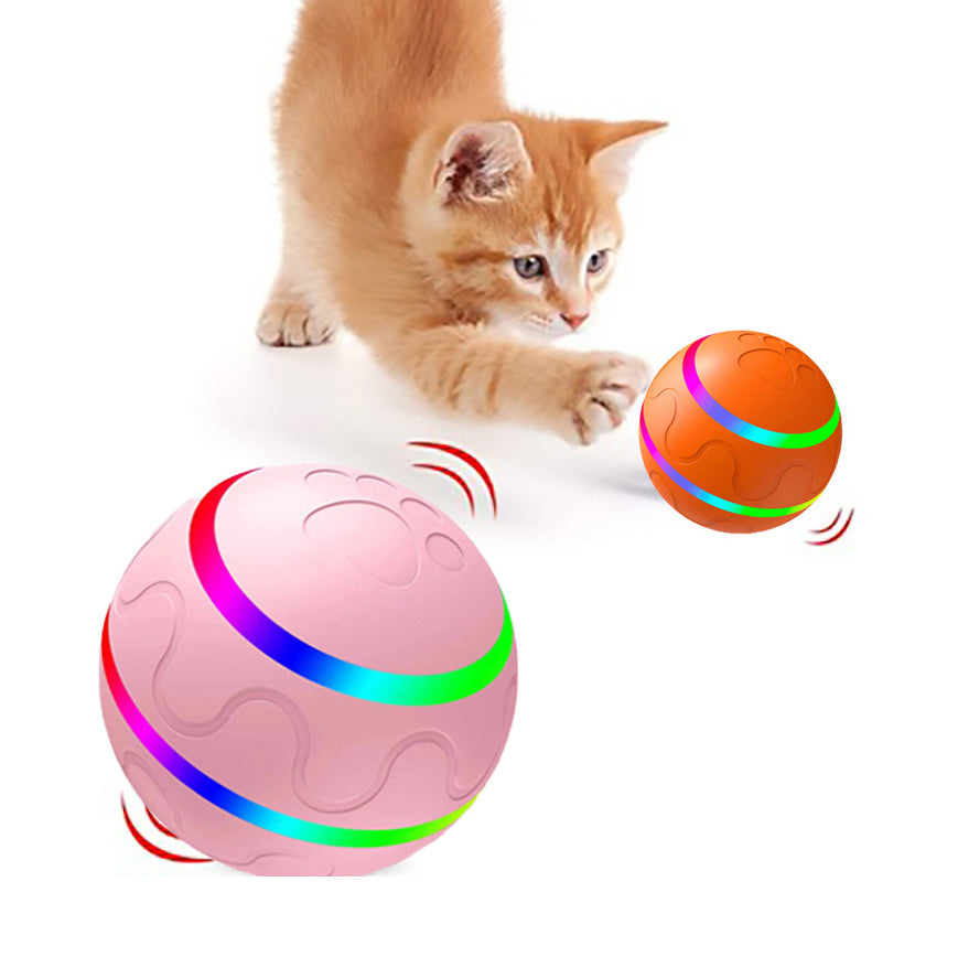 Pet New dogs and cats Wicked Ball Toy Intelligent Ball USB Cat Toys Self Rotating Ball Automatic Rotation Ball