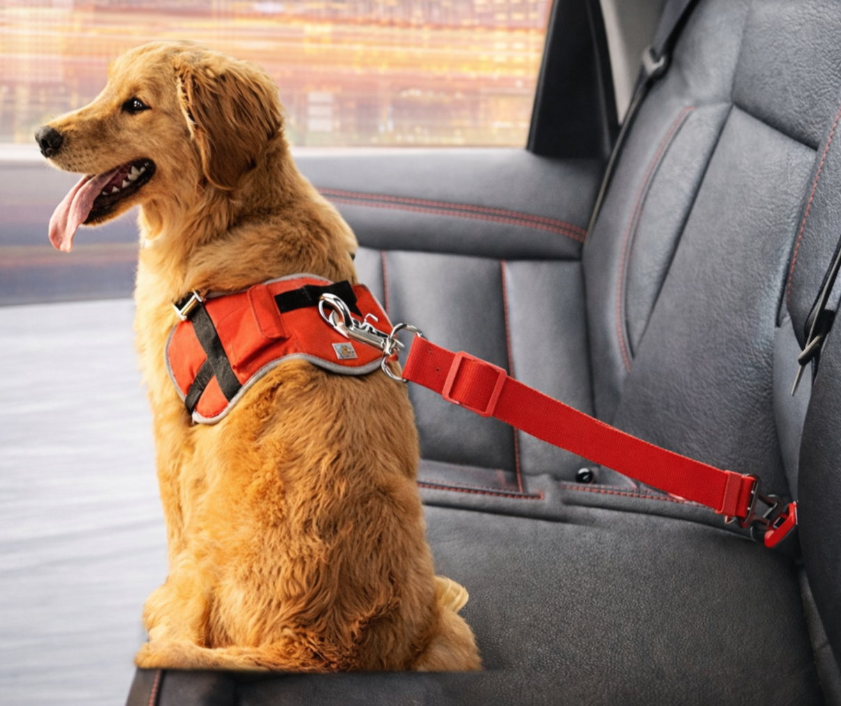Ceinture de sécurité pour la voiture réglable pour chien et chats